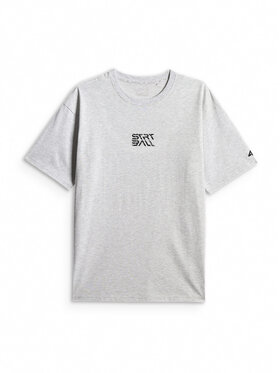 4F 4F T-Shirt ESSENTIALS Szary jasny Loose Fit