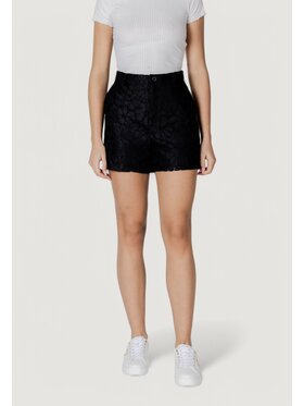 Desigual Desigual Σορτς SHORT_LACE Μαύρο Short Fit