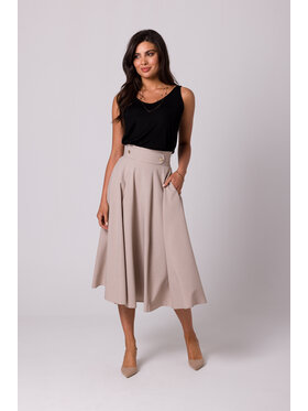 BeWear BeWear Sukně B265 Béžová Regular Fit