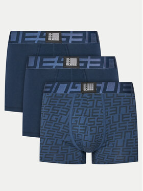 Guess Guess Set di 3 boxer U4RG01 K6YW0 Blu scuro
