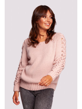 BeWear BeWear Sveter BK090 Ružová Comfortable Fit