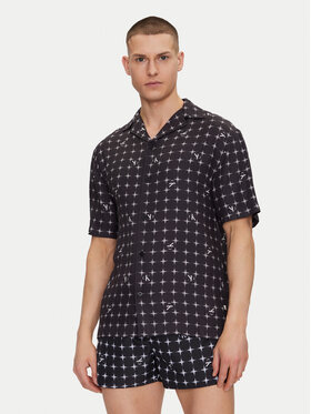Calvin Klein Swimwear Calvin Klein Swimwear Camicia KM0KM01148 Nero Regular Fit