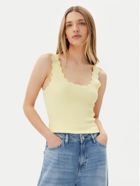 JDY JDY Топ Nanna 15290585 Жовтий Slim Fit