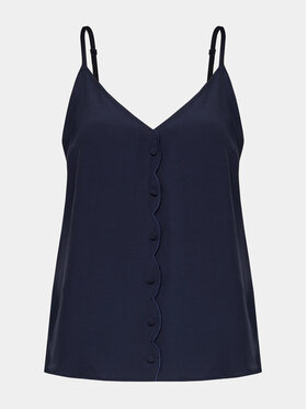 NAF NAF NAF NAF Top Ilina C1 YHNC26 Blu scuro Regular Fit