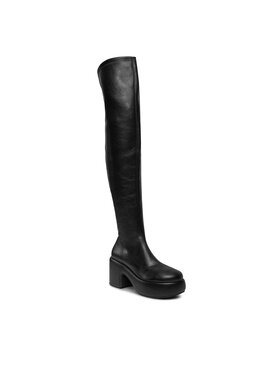 Bronx Bronx Mušketýrky High Knee Boots 14295-A Černá