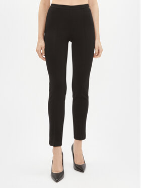 Luisa Spagnoli Luisa Spagnoli Kalhoty z materiálu Minuendo N 540282 Černá Regular Fit