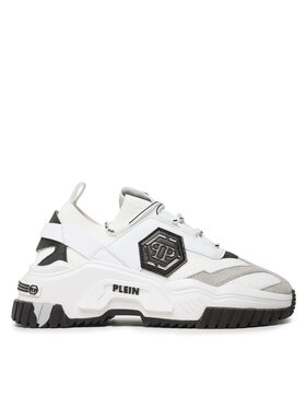 PHILIPP PLEIN PHILIPP PLEIN Sneakersy Trainer Predator Tm AAAS USC0096 PTE003N Biela