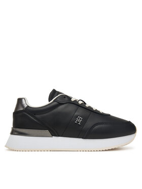 Tommy Hilfiger Tommy Hilfiger Sneakersy Chic Fashion Runner FW0FW08695 Čierna