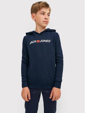 Jack&Jones Junior Džemperis Corp Old Logo 12212186 Tamsiai mėlyna Regular Fit
