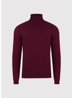 Pako Lorente Pako Lorente Sweter P25WN-2X-032 Bordowy Classic Fit