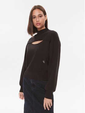 Calvin Klein Jeans Calvin Klein Jeans Pullover J20J221964 Schwarz Relaxed Fit