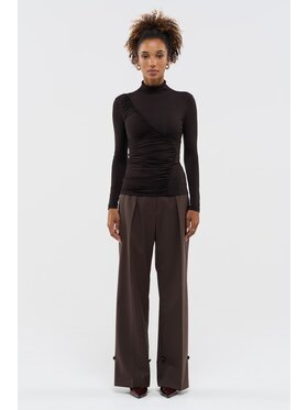 BENU BENU Bluzka AW25 Brązowy Regular Fit