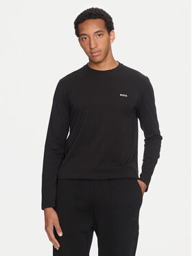 BOSS Boss Longsleeve 50506365 Czarny Regular Fit