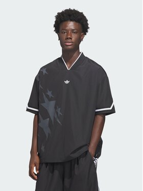 adidas adidas Koszulka techniczna 158948 Czarny Loose Fit