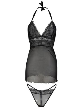 DKaren Lingerie DKaren Lingerie Komplet bielizny Arizona Czarny Classic Fit
