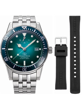 Orient Star Orient Star Zegarek RE-AU0602E00B Srebrny