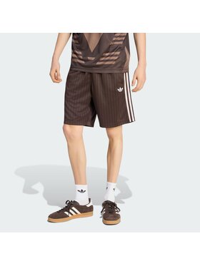 adidas adidas Szorty materiałowe 162226 Brązowy Regular Fit