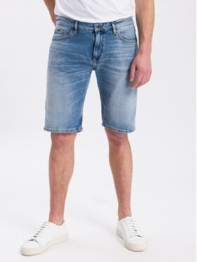 Cross Jeans Cross Jeans Szorty jeansowe A 565-144 Niebieski Regular Fit