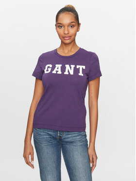 Gant Gant T-shirt Reg Graphic Ss 4200741 Violet Regular Fit