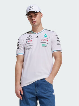 adidas adidas T-Shirt 148005 Biały Regular Fit