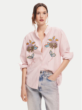 Desigual Desigual Сорочка Nagano 24WWCW40 Рожевий Regular Fit