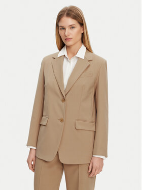 Weekend Max Mara Weekend Max Mara Marynarka Materia 2515041091 Beżowy Regular Fit