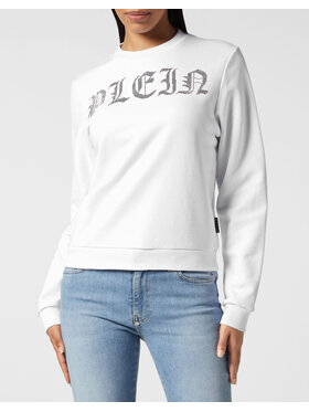 PHILIPP PLEIN PHILIPP PLEIN Mikina 9921 Bílá Regular Fit