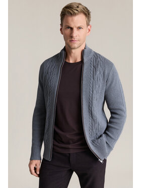 Lancerto Lancerto Sweter Jorund SW073226000082 Szary Regular Fit