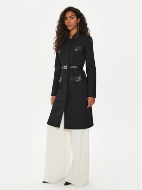 Marciano Guess Marciano Guess Демісезонний плащ Diletta 4YGL05 8827Z Чорний Regular Fit