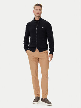 Gant Gant Kardigan 8030263 Crna Regular Fit