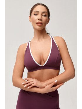 ROUGH RADICAL ROUGH RADICAL Biustonosz sportowy MOCHA ACTIVE SPORTS BRA Fioletowy