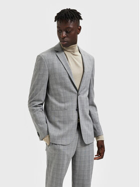 Selected Homme Selected Homme Švarkas 16087746 Pilka Slim Fit