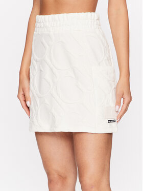 Guess Guess Mini sukňa Adelaide V3GD17 KBIN0 Béžová Regular Fit