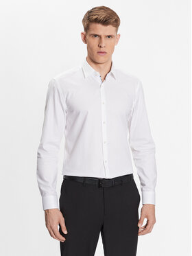Hugo Hugo Košile 50489856 Bílá Slim Fit