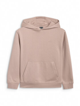 4F 4F Bluza BASIC+ Beżowy Oversize