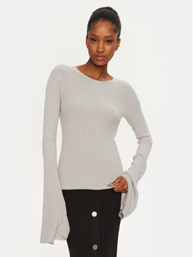 Kontatto Kontatto Sweater 3M0116N AI253M01 Szürke Slim Fit
