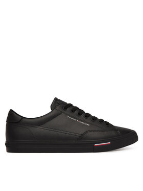 Tommy Hilfiger Tommy Hilfiger Tenis superge Vulc Core Rwb Long Lace Lth FM0FM05814 Črna