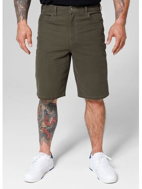 PITBULL PITBULL Szorty Szorty Zielony Regular Fit