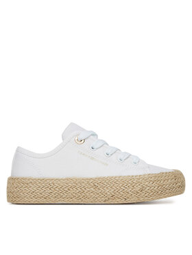 Tommy Hilfiger Tommy Hilfiger Espadrile T3A9-33732-0890100 Alb