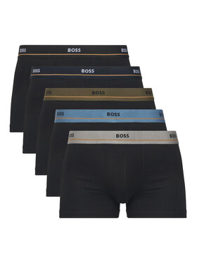 BOSS BOSS Súprava boxeriek Trunk 5P Essential 50531660 Čierna