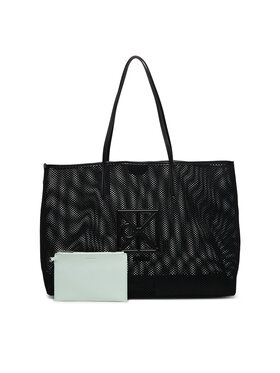 Calvin Klein Calvin Klein Handtasche Emblem Mesh Xl Tote LV04F3422G Schwarz
