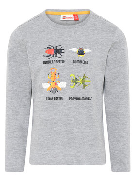 LEGO LEGO Bluse 11010574 Grau Regular Fit