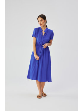 Stylove Stylove Večerní šaty S366 Modrá Comfortable Fit