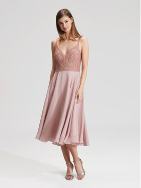 Hey Kyla Hey Kyla Kokteilikleit 5AC106HK Roosa Slim Fit