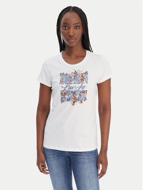 Liu Jo Liu Jo Tricou WA6493 JS923 Alb Regular Fit