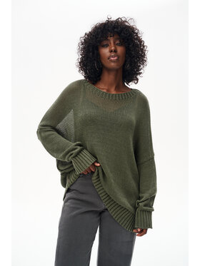 blue shadow blue shadow Sweter Fidżi Khaki Regular Fit