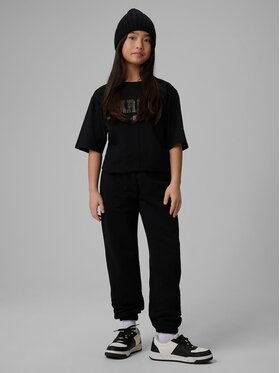 4F 4F Spodnie dresowe BASIC+ Czarny Regular Fit
