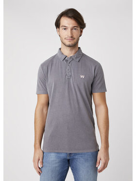 Wrangler Wrangler T-shirt SS GD POLO Grigio Regular Fit