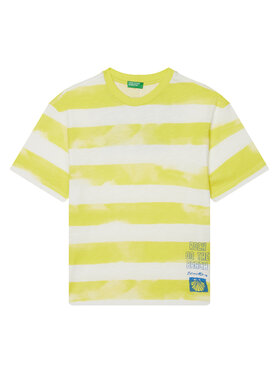 United Colors Of Benetton United Colors Of Benetton Tričko 3SL3C10P5 Žltá Oversize