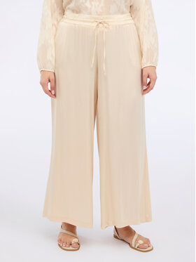 Fiorella Rubino Fiorella Rubino Spodnie materiałowe P018L002329N011 Écru Regular Fit